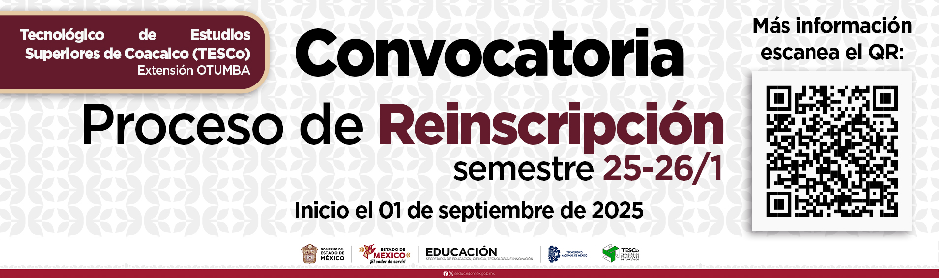 PROCESO DE REINSCRIPCION OTUMBA 2025